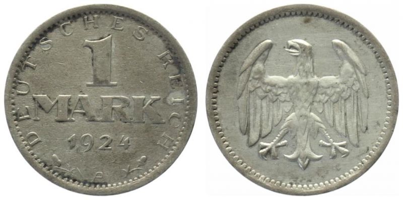 Deutschland 1 Mark 1924 A